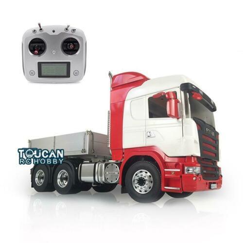 Painted Hercules 802B Sca Cabin LESU 1/14 6*6 Metal Chassis Truck W/ Hopper Radio Tractor THZH0608-SMT3