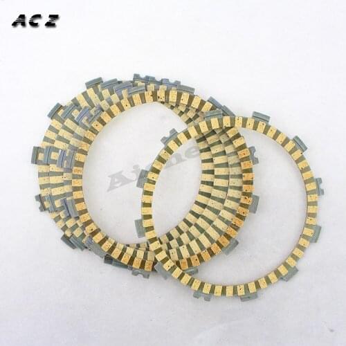 ACZ Motorcycle 5pcs Engine Part Clutch Friction Plates Paper-Based Clutch Frictions Kit For Kawasaki Ninja300 Z300 2013-2017