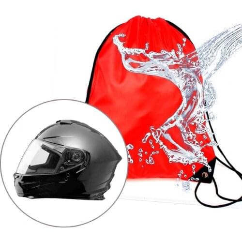 Rainproof Draw pocket For Motorcycle Scooter Moped Helmet Lid Protect Bag Basketball Bag 47x45cm