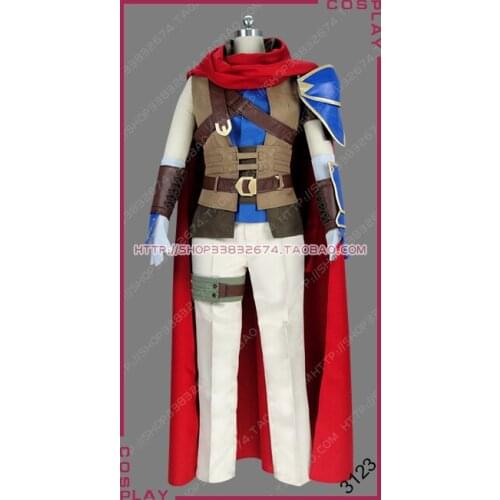 Fire Emblem Fates Super Smash Bros Legendary Radiant Hero Ike Uniform Outfit Game Cosplay Costume S002