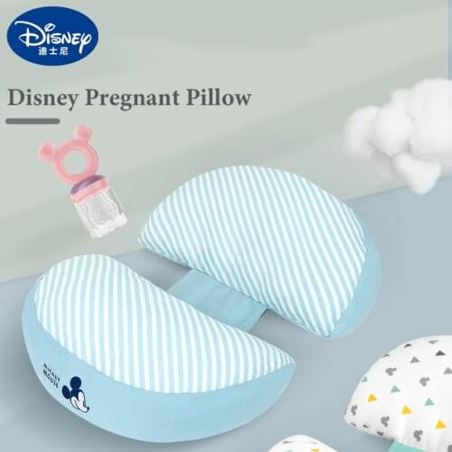 Disney Pregnant Womens U Shape Pillow Waist Sleeping Support Abdomen Pregnancy Artifact Pregnancy Adjustable Cotton Cushion