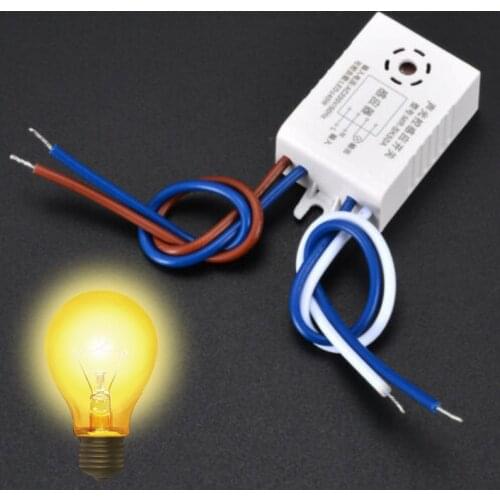 Smart Module Sound Voice Sensor 220V Auto ON/OFF Light Switch Detector NOT Tuya Smart Switch Smart Home For Warehouse Stair