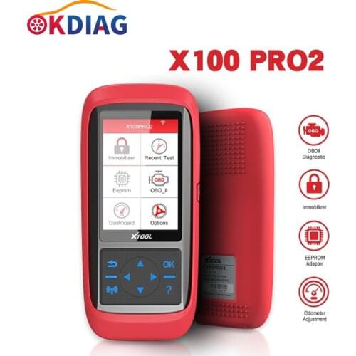 XTOOL X100 Pro2 OBD2 Auto Key Programmer Code Reader Diagnostic Tool Multi-Language with EEPROM Adapter OBD2 Scanner