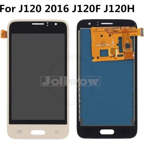 Can Adjust Brightness J1 2016 LCD For Samsung J1 2016 Display J120 J120F J120M J120H LCD Digitizer Touch Screen Assembly J120f