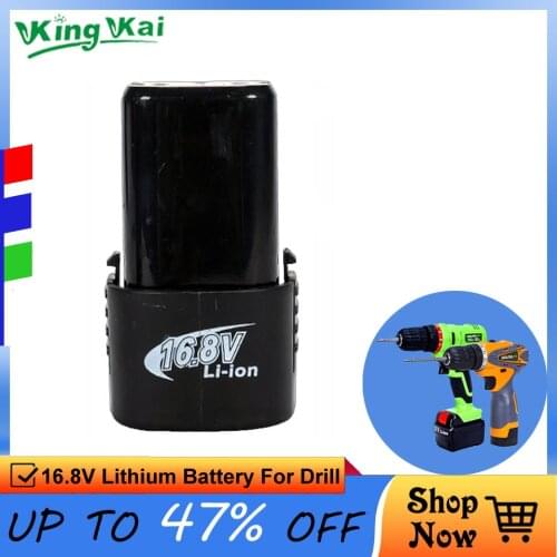 16.8V 12V 21V Cordless Rechargeable Lithium Battery For Electric Drill Screwdriver Power Tool Extra Lithium Battery