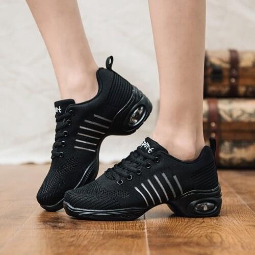 New 2020 Dance Shoes For Girls Sports Soft Outsole Breath Women Practice Shoes Modern Jazz Dance Shoes Sneakers