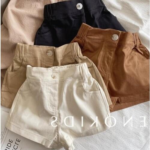 2021 new style girls boys shorts summer cotton fashion kids shorts
