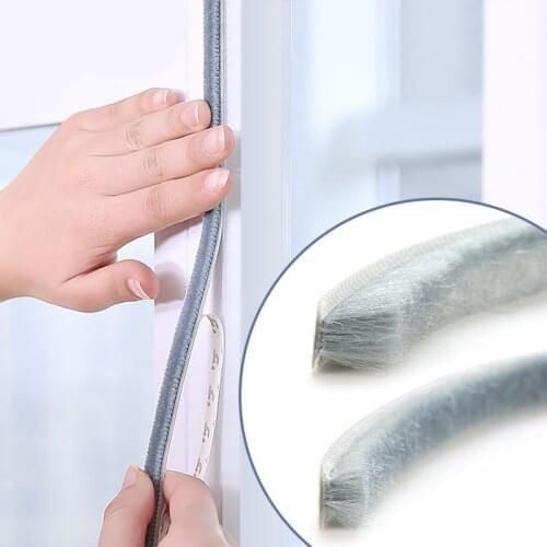 Door Window Accessories Self-adhesive Window Seals Cabinets Door Gaps Dustproof Soundproof Sliding Window Sealing Tops