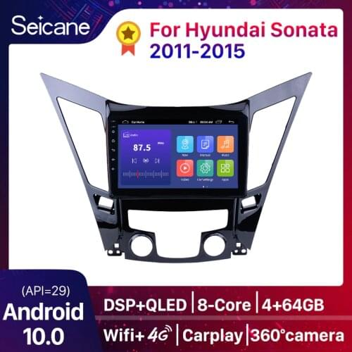 Seicane Android 9.0 9 inch HD Touchscreen DVD 2din car radio GPS Navi system For 2011 2012 2013 2014 2015 HYUNDAI Sonata i40 i45