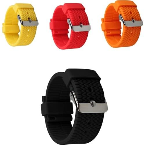 18/20/22/24mm Uhr Weichem Silikon Band Strap Handgelenk Wasserdicht Band Strap Neueste Ersatz uhr Straps Aktive Armband