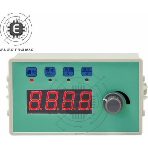 Speed RPM Display Stepper Servo Motor Driver Controller Board Speed Adjustable CS10-3 Pulse Generator Stepless Speed Regulation