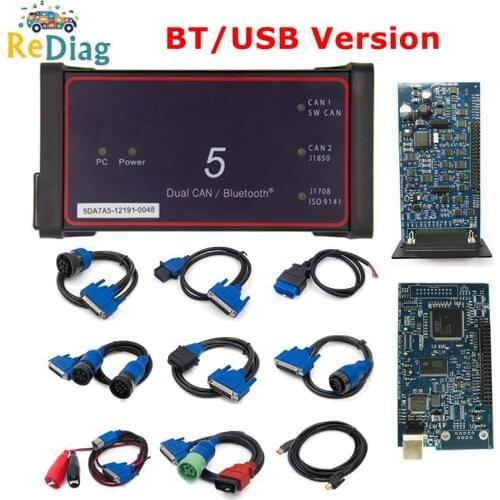 DPA5 Without Bluetooth Dearborn Protocol Adapter 5 Heavy Duty Truck Scanner DPA 5 Works For Multi-brands Multi-language