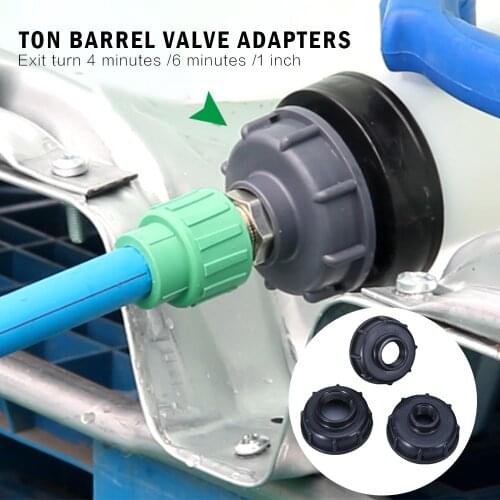 IBC Tote Tank Drain Adapter S60X6 Threaded Cap Stainless Steel Spout Fittings Replacement Home Garden Irrigation Switch Tool