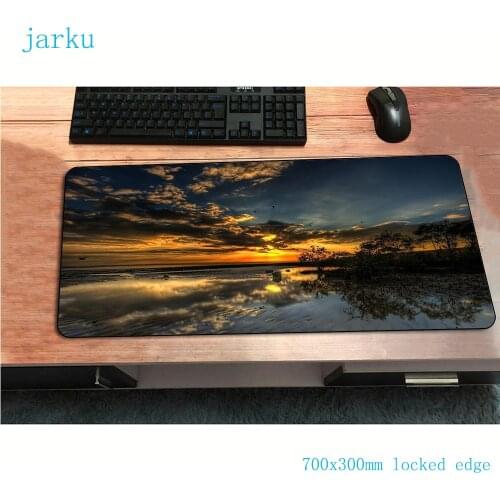 Reflection Earth mouse pad gamer locrkand mousepad rubber desk mat 700x400x4mm gaming accessories pc home keyboard mat oversized