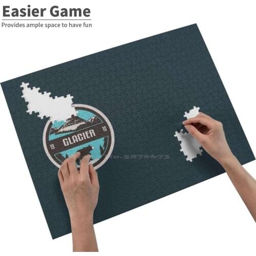 National Park Legends #8 Of 10 - Glacier Jigsaw Puzzle Educational Puzzle Games Toys Glacier National Park Legacy Legends