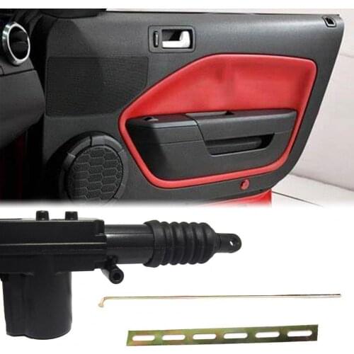 Reliable 2 Wires 12V Universal Car Door Lock Actuator Heavy-duty Central Locking Actuator Motor for Rear Trunk Accessories Goods