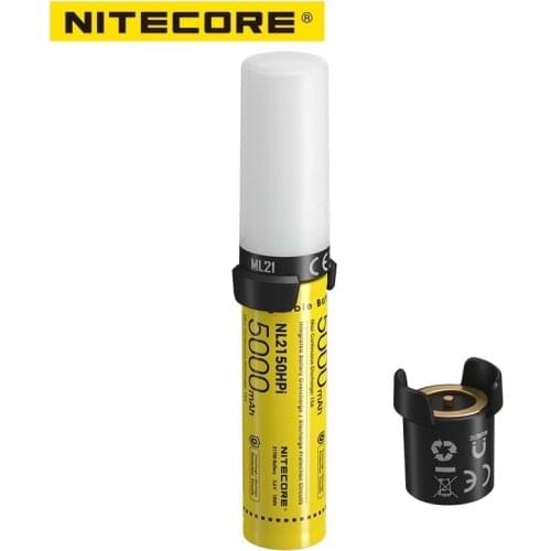 NITECORE 3-in-1 21700 Intelligent Battery System NL2150HPi Rechargeable Battery+ MPB21 Powerbank+ML21 High CRI LED Camping light