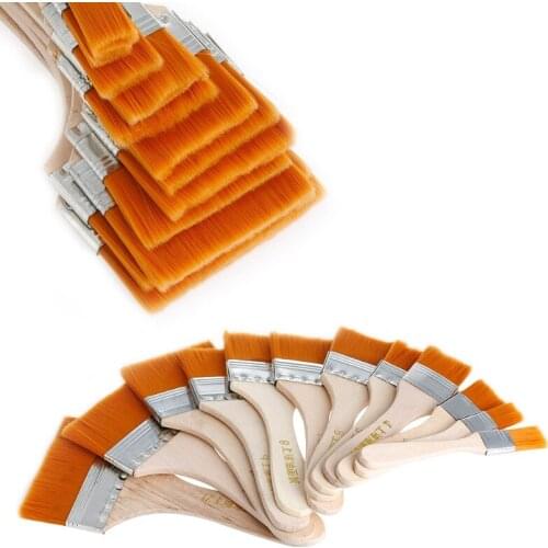 Brand New and High Quality 12Pcs Wooden Oil Painting Brush Artist Acrylic Watercolor Paint Art Supply Tool