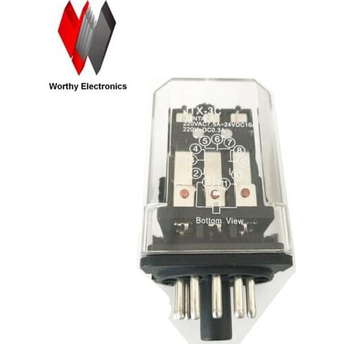 Wholesale 10pcs/lot relay JTX-3C 220VAC 11feet