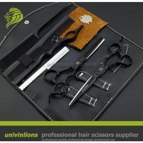 6" barbering designs best hair cutting shears razor hair cutter coiffeur thinning shears haircut hairdressing scissors scisors