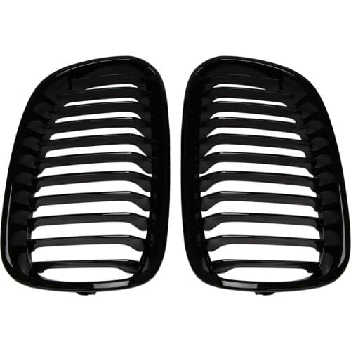 Front Bumper Kidney Grilles Grills Trims Fit For-BMW 1 F20 11-15 51137239022 51137239021