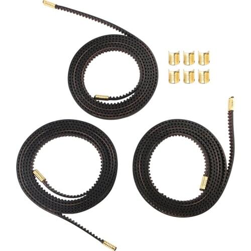 GT2 Timing Belt Wide 6mm Rubber 2GT-6 Y Axis 920mm + X Axis 950mm Backlash For 3D Ender5/pro/plus Printer