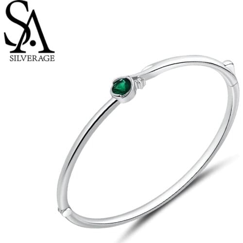 SA SILVERAGE Women Silver Bracelets Bangles Night Elf Vine Bracelet Female Morinda Sterling Silver Bracelet Fine Jewelry Classic