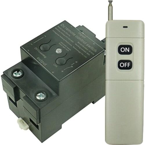 Universal DC remote control switch DC 12V24V48V 1CH relay receiving module and RF 433Mhz control remote control