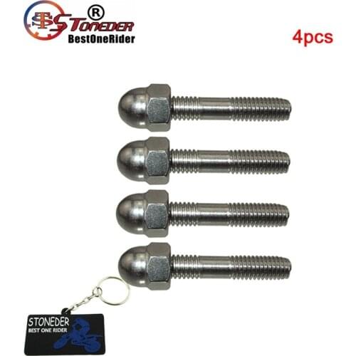 STONEDER M6 x 35mm Exhaust Stud Domed Nut For Pit Dirt Bike ATV Quad Go Kart