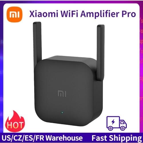Xiaomi WiFi Repeater Pro 300Mbps Mi Amplifier Network Expander Router Extender Roteador 2 Antenna WiFi Extender Signal Booster