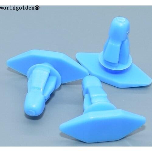 Worldgolden 100pcs auto fasteners Weatherstrip Retainer for Nissan 01553-09311 Altima & Sentra 1994-On