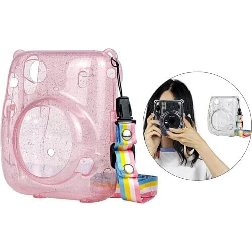 Protective Hard Case Anti-dust Strap for Instax Mini 11 Cameras