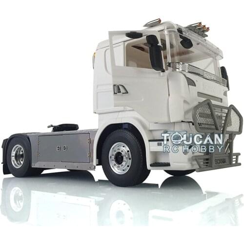 1/14 RC Tractor Truck Metal 4*4 LESU Sca Chassis Warning Light Hercul Cabin THZH1022-SMT3