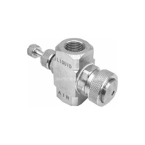 1/4BSP Air Atomizing Cooling Nozzle Siphon Type Cone-Shape Spray Nozzle Misting Nozzles Kit Fog Nozzles