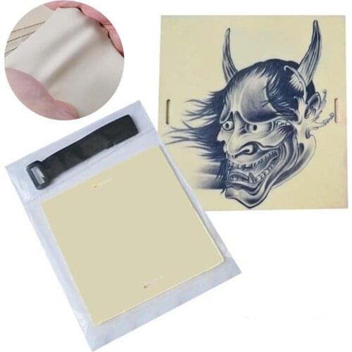 1 Sheet Supply Kit Permanent Makeup Eyebrow Lips 20 x 15cm Blank Tattoo Practice Skin Sheet for Needle Machine Supply Kit 2020