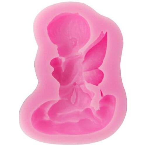 New Fashion Shape 1PC Angel Silicone Mold for Resin Polymer Clay Fondant Cake Chocolate