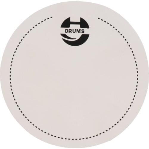 3 Pcs White Single Step Pedal Patch Drum Spare Parts For Bass Kick Drum