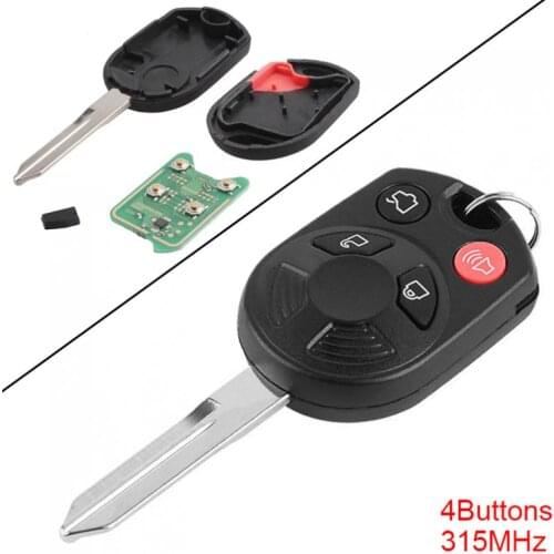 315MHz Keyless Car Remote Key Fob OUCD6000022 with ID63 Chip 80 And Battery for Ford Edge Escape Focus Lincoln Mazda Mercury