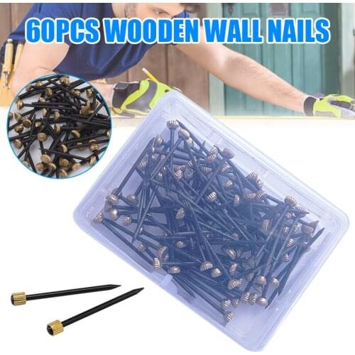 60PCS 50614 Blue Steel Pro Picture Nails with Box for Picture Photo Frame Hanger Tools Accessories
