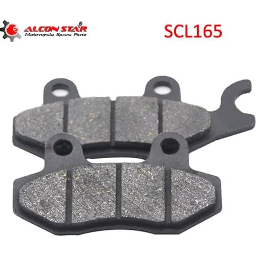 Alconstar- 1 pair Front&Rear Motorcycle Brake Pads for Kawasaki KLF300 KVF650 KRF750 KRT750 KRT800 for CF MOTO CF500 for Yamaha
