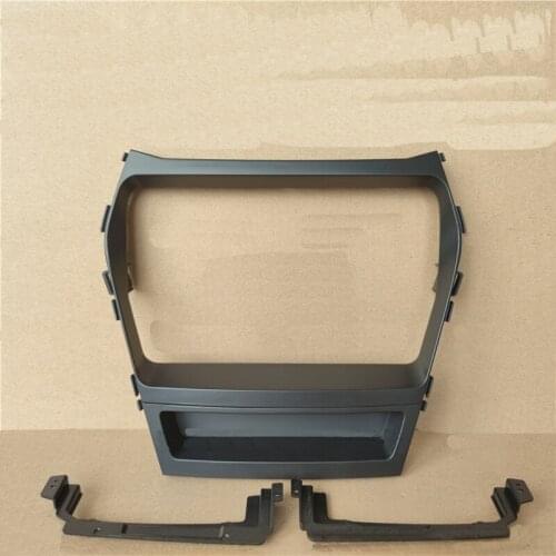 Car Fascia Navigation Fascias Dash Frame Kit For 9"Universal Android Multimedia Player For Hyundai iX45 Santa Fe 2012 2013 ~2017