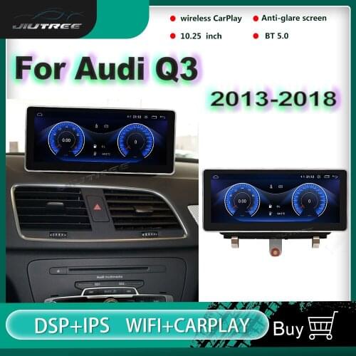 10.25 Inch Anti-glare Screen Android Car Radio For Audi Q3 2013-2018 GPS Navigation Multimedia Player Carplay Stereo Receiver