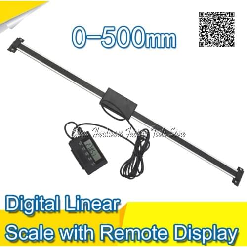 Free Shipping 0-500mm Readout Digital Liner Scale with Remote Display External Display High Accuracy Measuring Tool