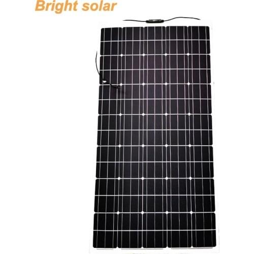 200w 18v Flexible solar panel for Camper Van Boat House Garden Shed or Farm