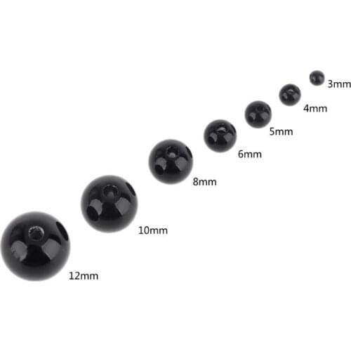 612 Pcs 3-12mm Black Plastic Crafts Safety Eyes for teddy bear Soft Dolls Toy Animal Doll Felting Amigurumi DIY Supplies