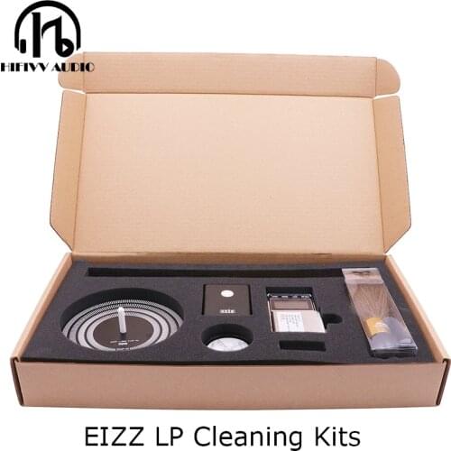 HiFi EIZZ LP Vinyl Record Turntable Phonograph Phono Cleaning Brush Turntable LP Vinyl Player Record Anti-static kits