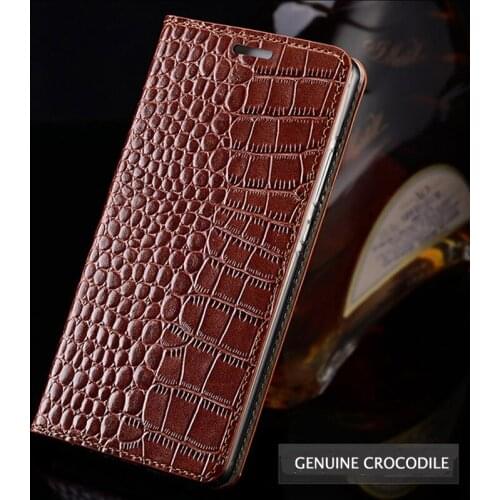 LANGSIDI Leather Magnetic Phone case For Huawei P40 pro plus flip cover crocodile coque For Galaxy A50 a30 A70 Note 9 10 plus