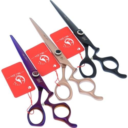 Meisha 7 inch Professional Hair Cutting Thinning Curved Handle Barber Haircut Shears Salon Hairdressing Cutting Scissor A0161A