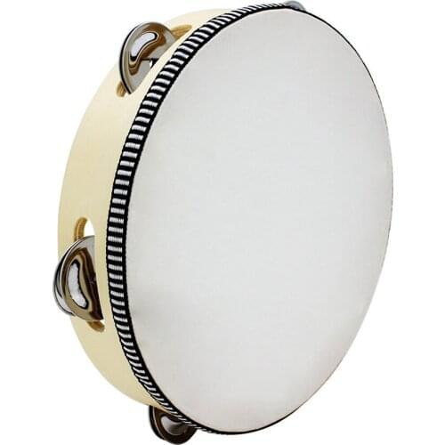 Kids' Drum Bell Musical Instrument Hand Percussion Tambourines