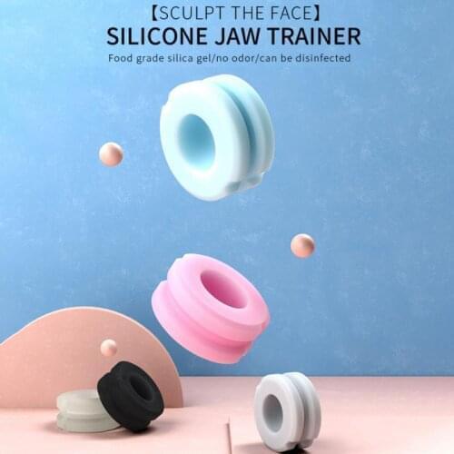 Jaw Exercise Ball Food-grade Silica Gel Muscle Training Fitness Ball Neck Face Toning Jawrsize Face Muscle Exerciser